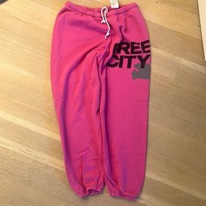 Free city sweatpants slightly shorter